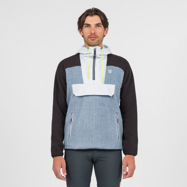 Karpos Rocchetta Vogue Hoodie Half Zip flíska Windw.Blue/Black/Illusion Blue