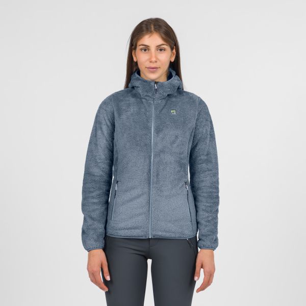 Karpos Vertice Hoodie dámska flíska Blue Mirage