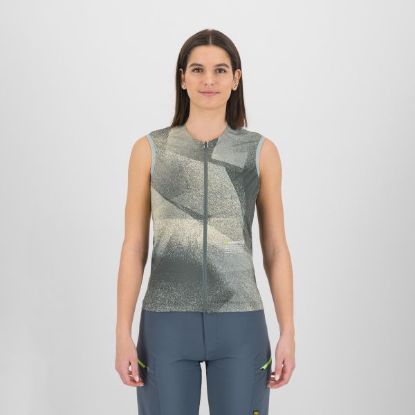 Karpos Sarca Dámske Tričko So Zipsom A Bez Rukávov urban, summer