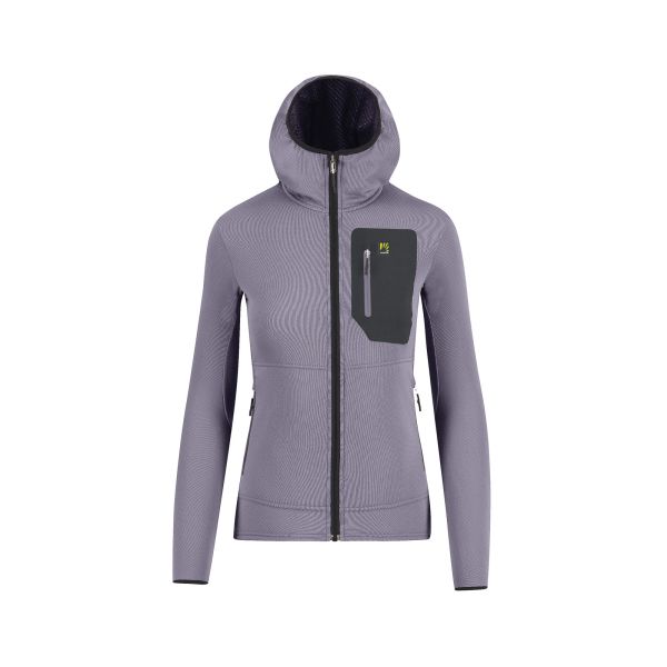 Karpos Antermoia Hoodie Dámska Flíska Lavender/Woodl.Gray