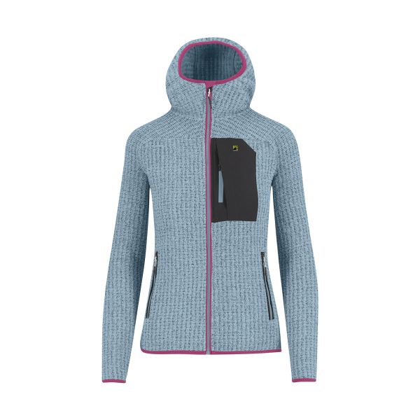 Karpos Rocchetta Evo Hoodie Dámska Flíska Forget/Black