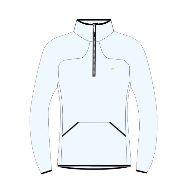 Karpos Rocchetta Half Zip Dámska Flíska Bright White