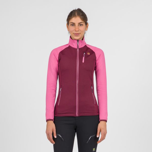 Karpos Odle Evo dámsa flíska Crimson/Pink Power