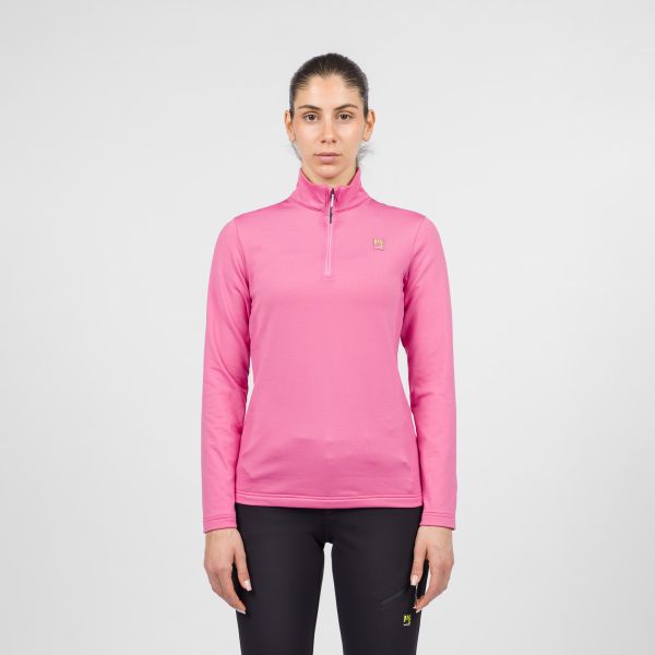 Karpos Pizzocco Evo Halfp Zip dámsa flíska Pink Power