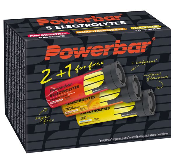 PowerBar 5 Elektrolytov 10 tabliet - Mix príchutí 2+1 zdarma