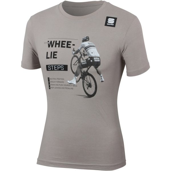 Sportful SAGAN WHEE-LIE TEE tričko sivé