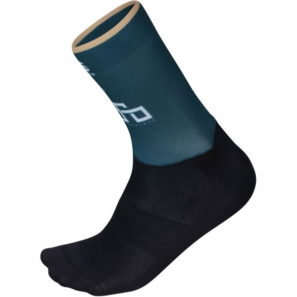 Sportful SAGAN GOLD ponožky modrozelené/čierne