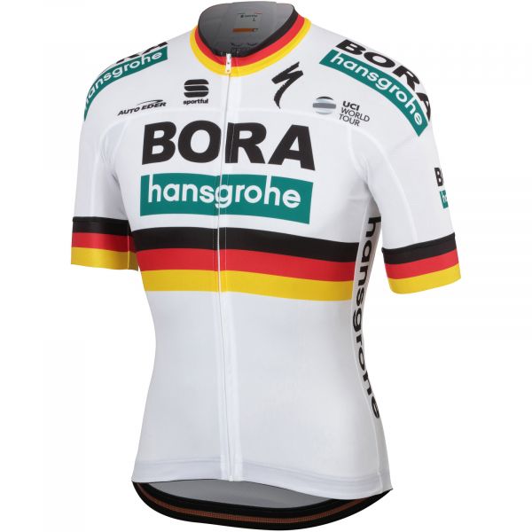 Sportful BODYFIT TEAM dres Bora-hansgrohe biely/trikolóra