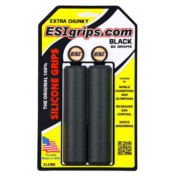 gripy ESI GRIPS EXTRA CHUNKY čierne