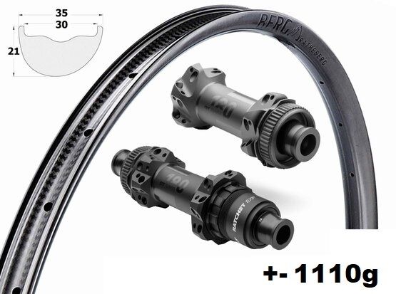 kolesá PORTE RATHE 30 270g + DT SWISS 180 + DT AeroLite