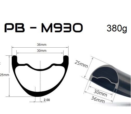 ráfik PB-M930 Carbon
