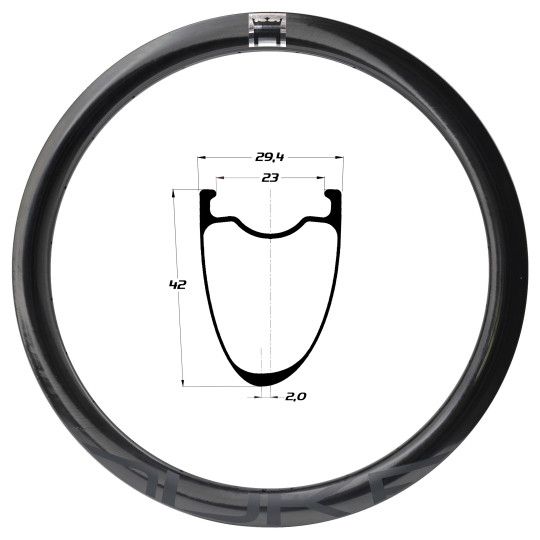 ráfik DUKE BACCARA X 42 SLR2