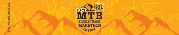 Multifunkčná čelenka Singletrack Marathon 20.výročie - oranžová