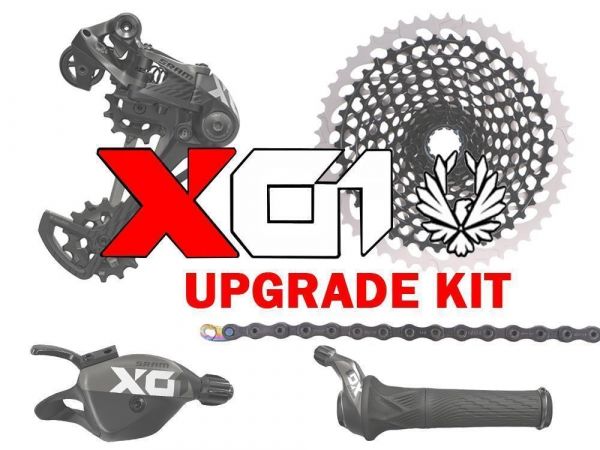 sada SRAM X01 EAGLE black 1x12 upgrade
