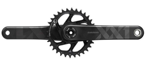 kluky SRAM XX1 EAGLE BLACK 175MM 34z DUB BOOST