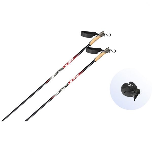 Bežecké palice Rex Silva 50% carbon 18