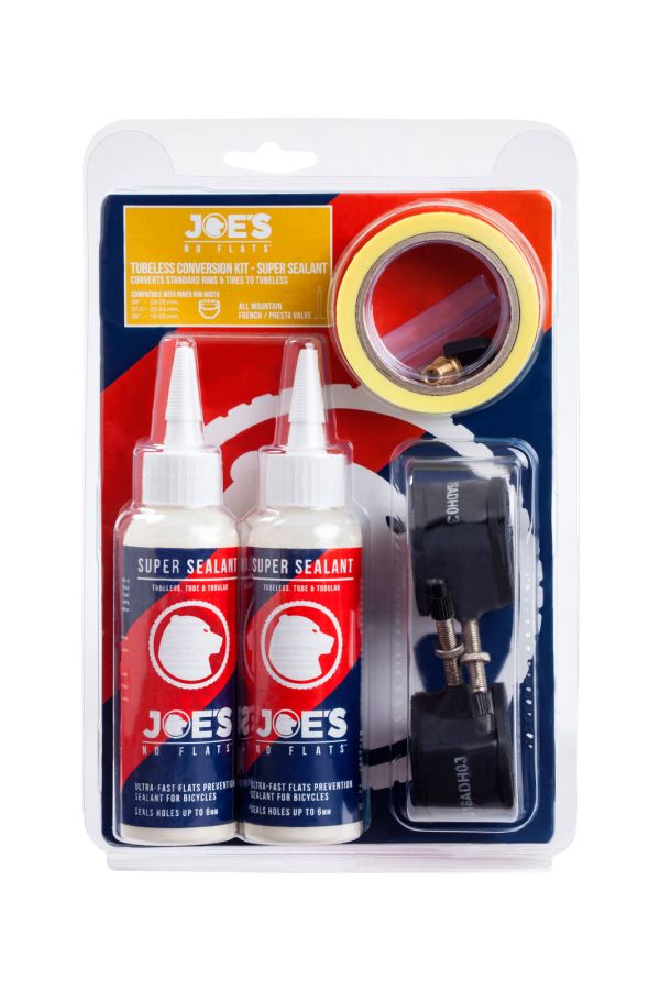 Joe&rsquo;s Super Sealant Tubeless Conversion Kit - All Mountain FV
