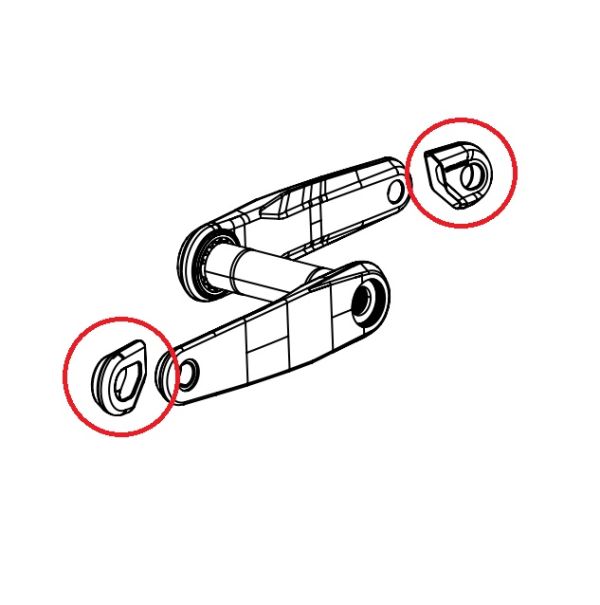 CRANK ARM GUARD/BOOTS FORCE XP