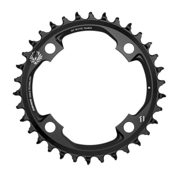 CRING X-SYNC EAGLE 34T 104 BLK