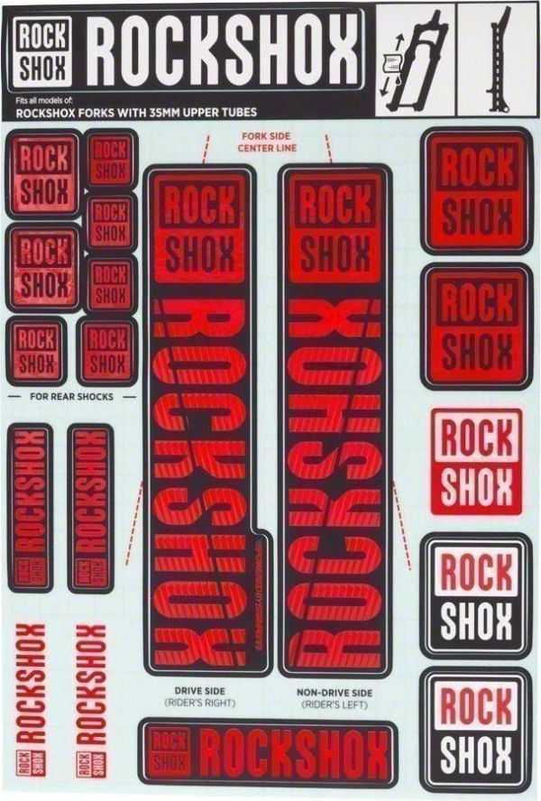 DECAL KIT 35MM OXY RED