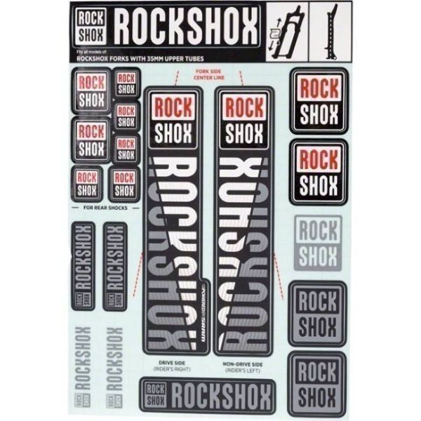 DECAL KIT 35MM DC WHITE