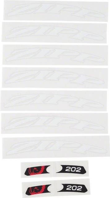 DECAL SET 1 WHEEL 202 ZIPPLOGO