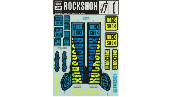 DECAL KIT TLD 35MM BLUE/YELLOW