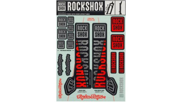 DECAL KIT TLD 35MM SILVER/ORAN