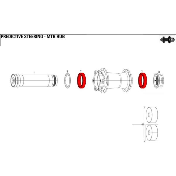 HUB BEARING SET FRT PREDICTIVE