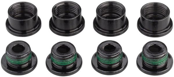 CHAINRING BOLT KIT 4 STEEL BLA