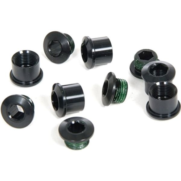 CHAINRING BOLT KIT 5 ALUM/BLAC